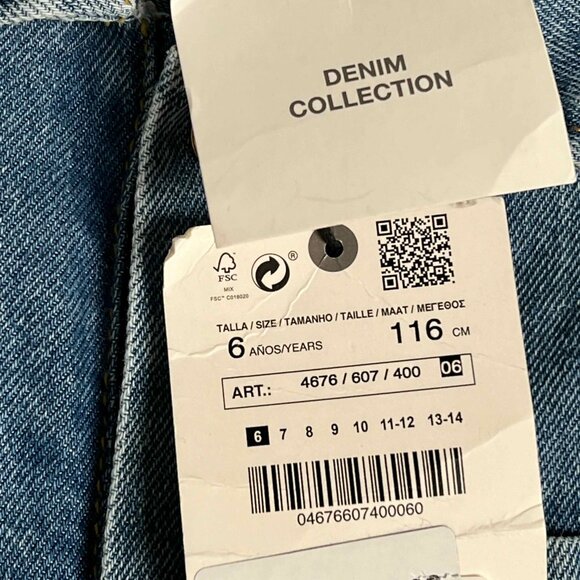 Kids Denim Jumpsuit - Picture 6 of 9